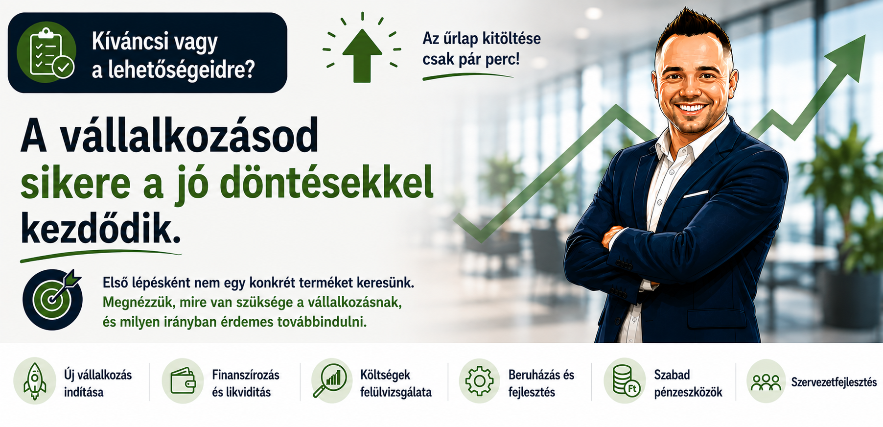 Vállalkozásfejlesztés, finanszírozás és likviditási lehetőségek vállalkozóknak